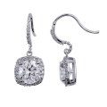 Boucles d&#39;oreilles en argent sterling 925 en argent sterling avec crochet